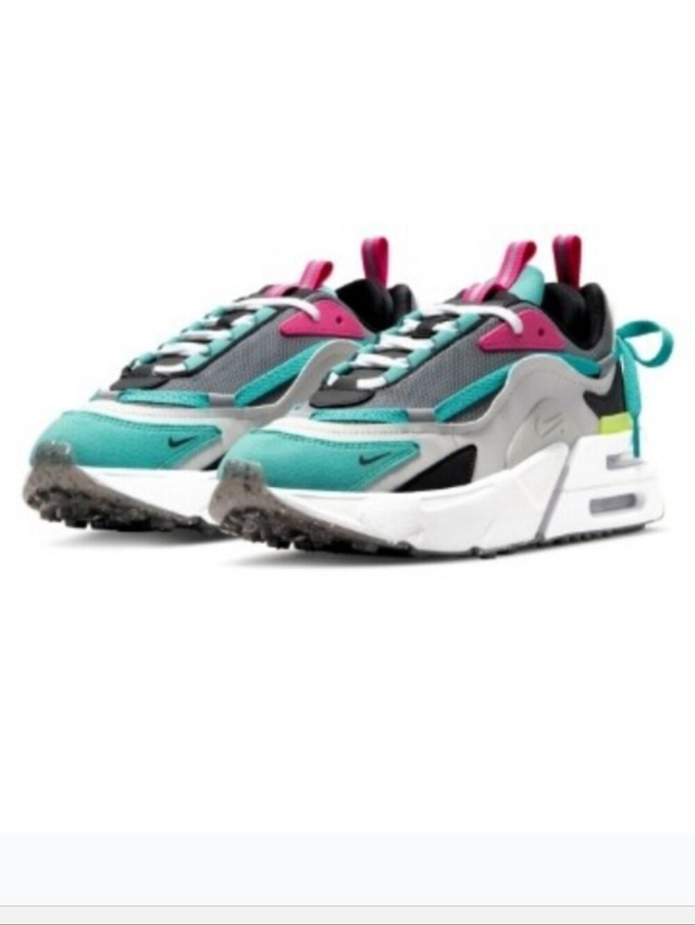 Nike Women Teal & Pink Casual Sneakers
